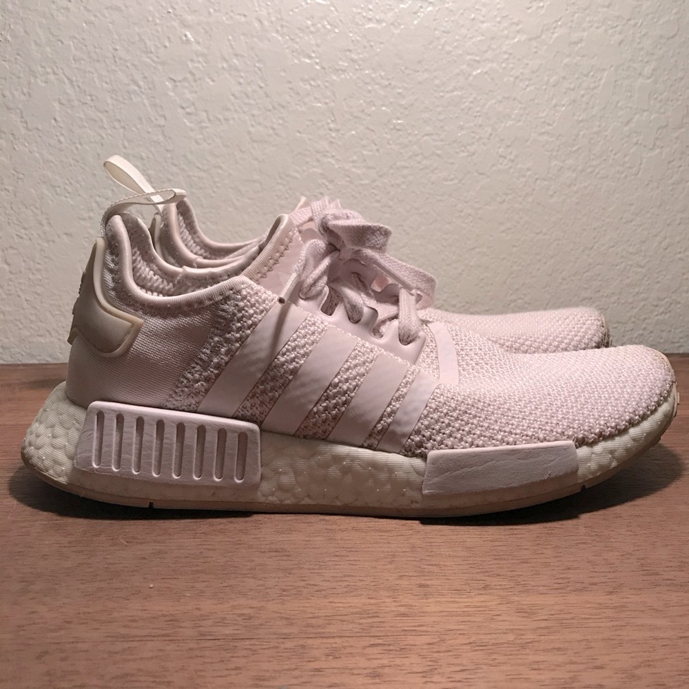 Adidas boost lavender pinkish knit sneakers